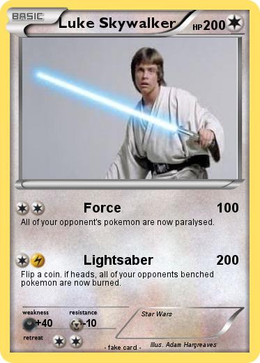 Pokemon Luke Skywalker