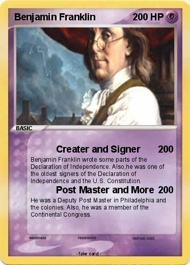 Pokemon Benjamin Franklin