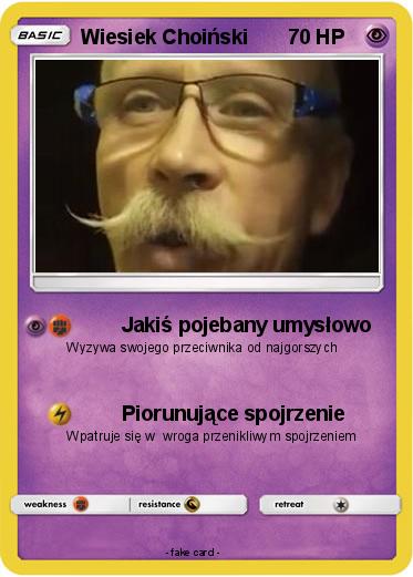 Pokemon Wiesiek Choiński