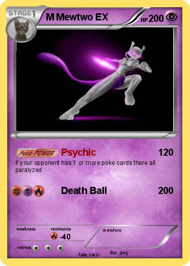 Pokemon M Mewtwo EX