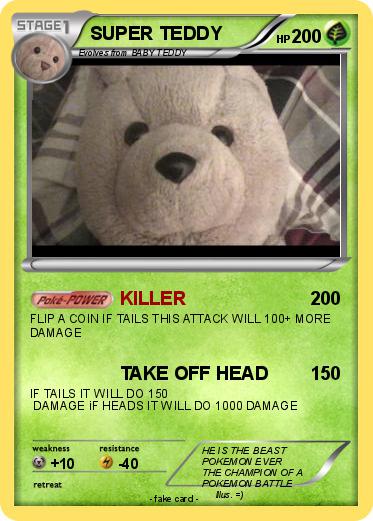 Pokemon SUPER TEDDY