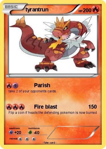 Pokemon tyrantrun