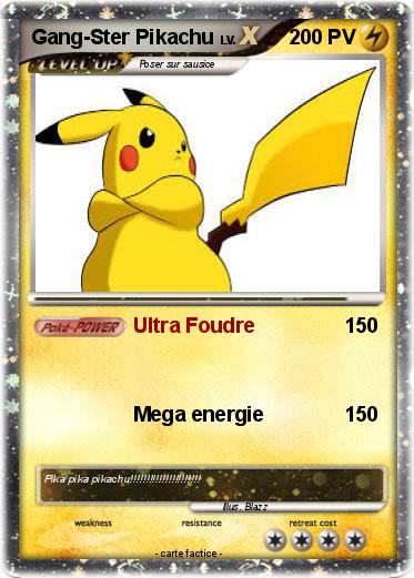 Pokemon Gang-Ster Pikachu
