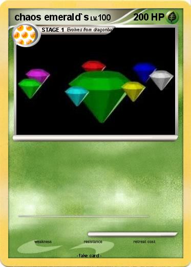 Pokemon chaos emerald`s
