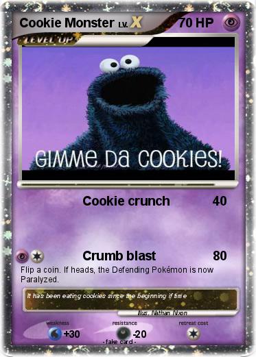 Pokemon Cookie Monster