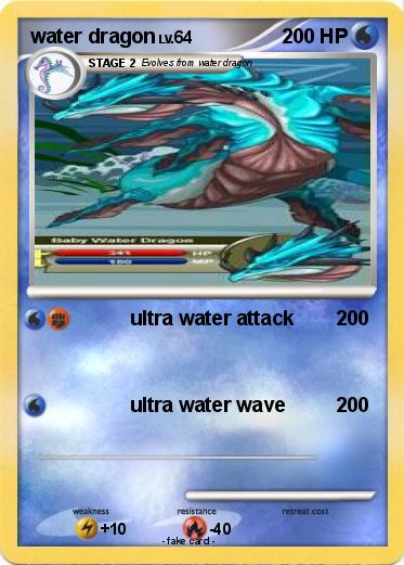 Pokemon water dragon