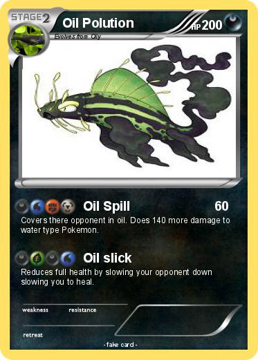 Pokemon Oil Polution