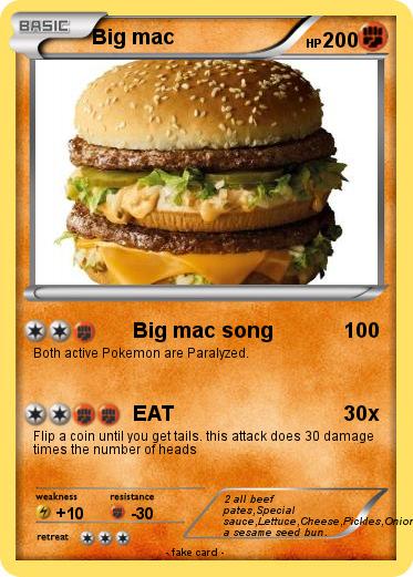 Pokemon Big mac