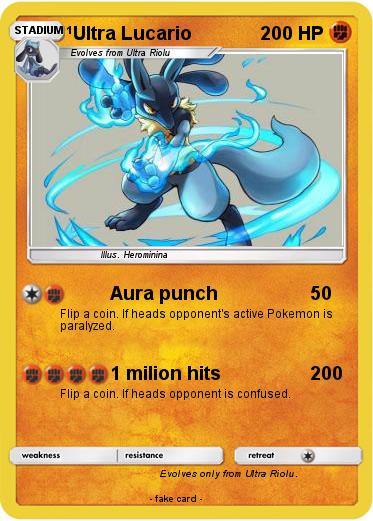 Pokemon Ultra Lucario