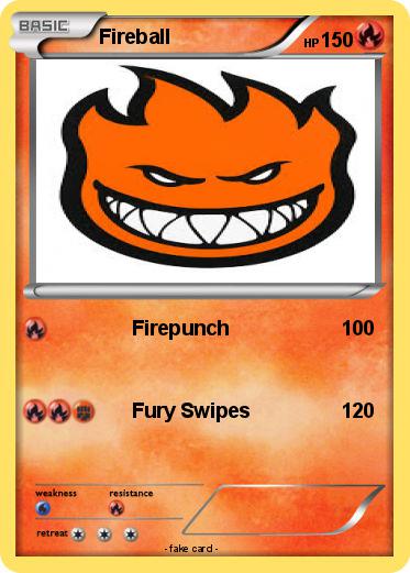 Pokémon Fireball 209 209 Firepunch My Pokemon Card