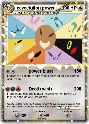 Pokemon eeveelution power