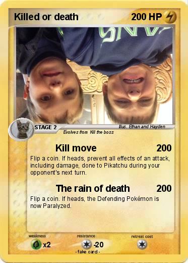 Pokemon Killed or death