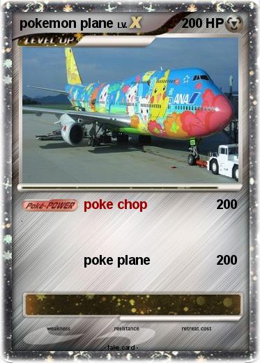 Pokemon pokemon plane