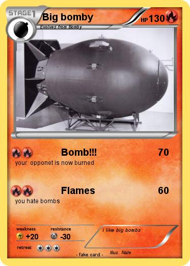 Pokemon Big bomby