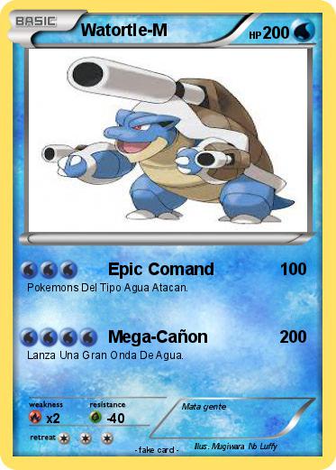 Pokemon Watortle-M