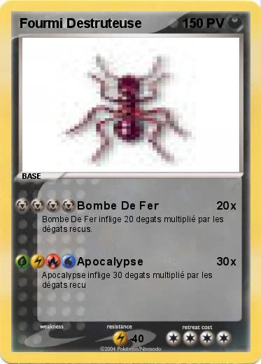 Pokemon Fourmi Destruteuse