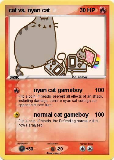 Pokemon cat vs. nyan cat