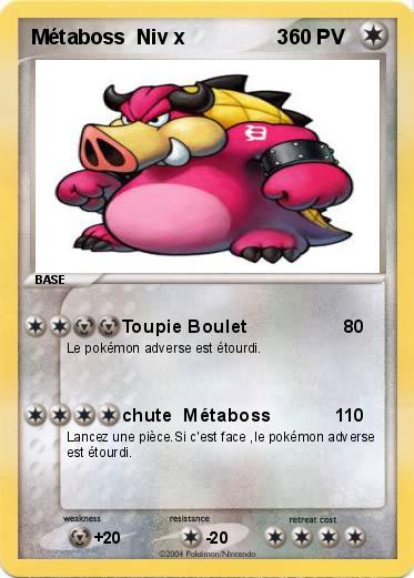 Pokemon Métaboss  Niv x                3 