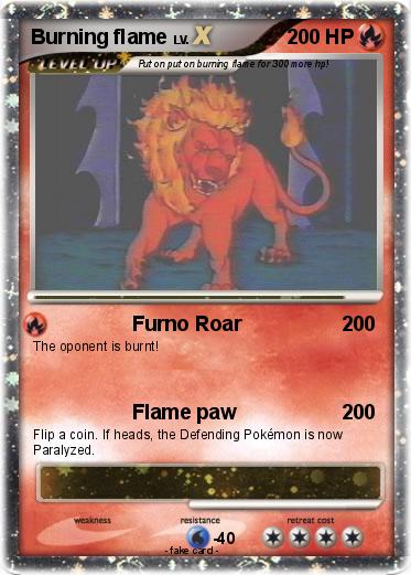 Pokemon Burning flame