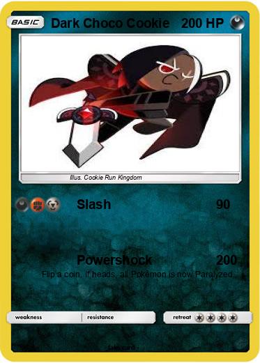 Pokemon Dark Choco Cookie