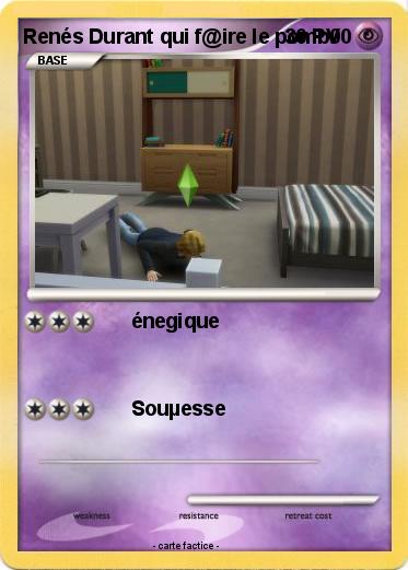 Pokemon Renés Durant qui f@ire le pomb00