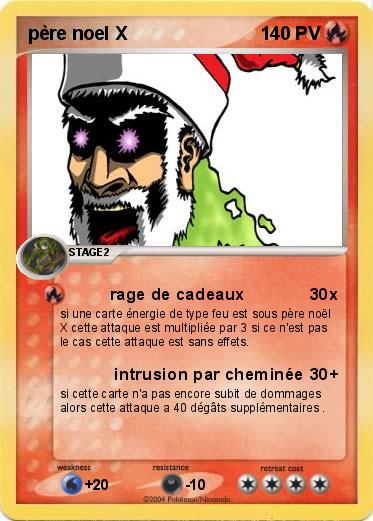 Pokemon père noel X