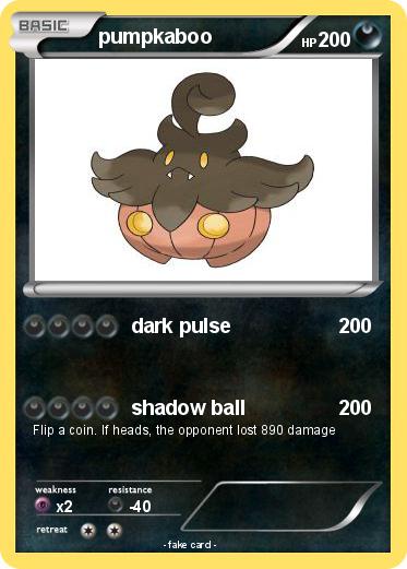 Pokemon pumpkaboo