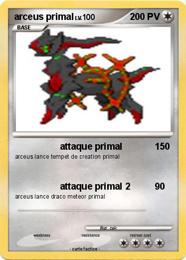 Pokemon arceus primal