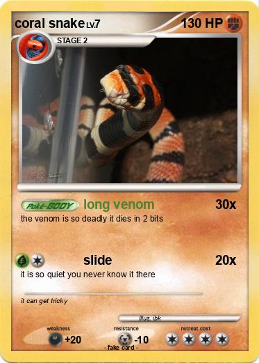 Pokemon coral snake
