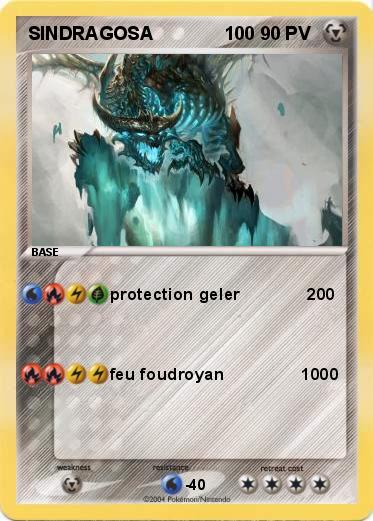 Pokemon SINDRAGOSA              100