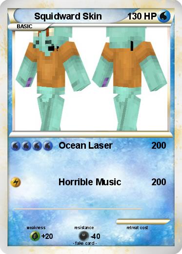 Pokemon Squidward Skin