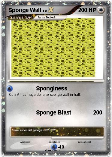 Pokemon Sponge Wall