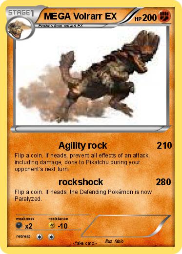 Pokemon MEGA Volrarr EX