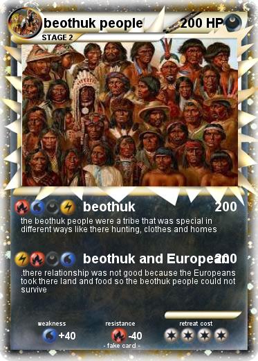 Pokemon beothuk people