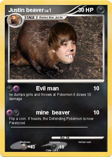 Pokemon Justin beaver