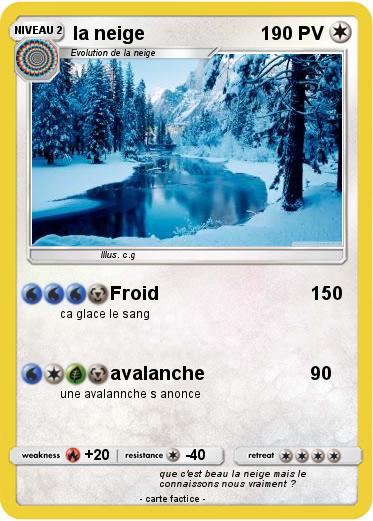Pokemon la neige