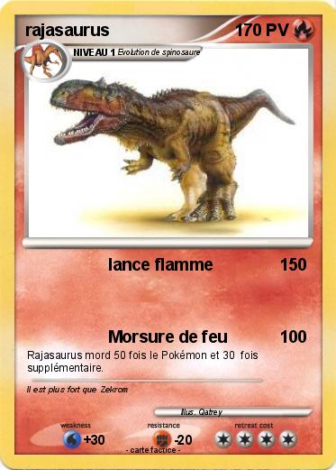Pokemon rajasaurus