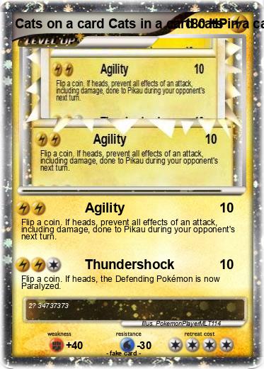 Pokemon Cats on a card Cats in a card cats in a card Cats in a card cats in a card