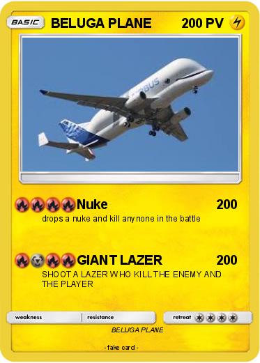 Pokemon BELUGA PLANE