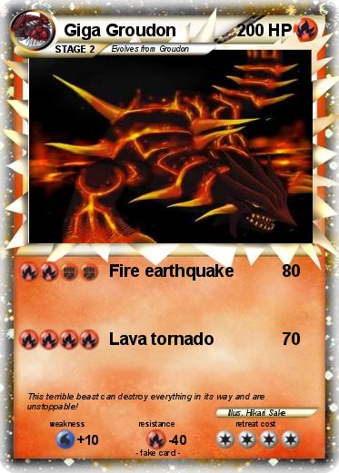 Pokemon Giga Groudon