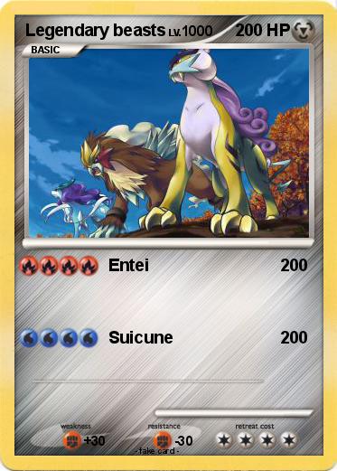 Pokemon Legendary beasts