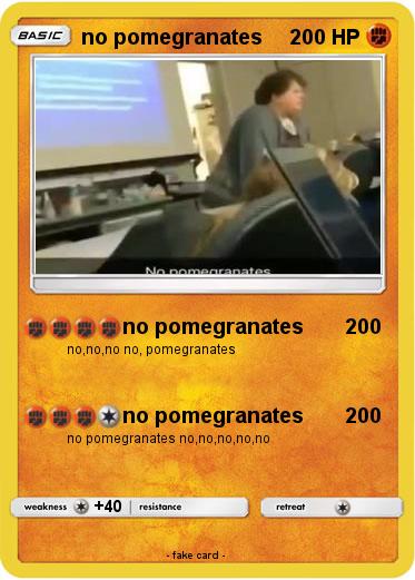Pokemon no pomegranates