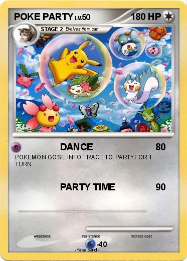 Pokemon POKE PARTY