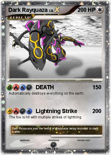 Pokemon Dark Rayquaza