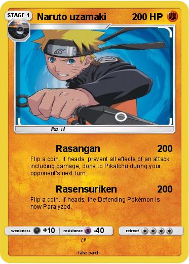 Pokemon Naruto uzamaki