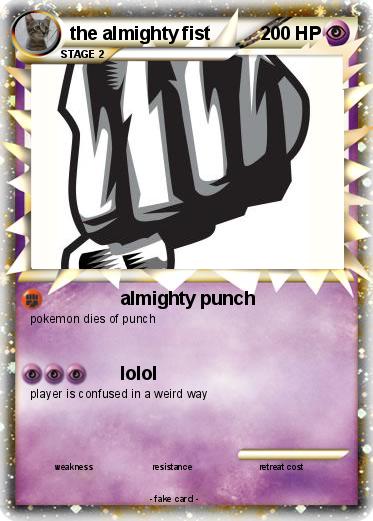 Pokemon the almighty fist