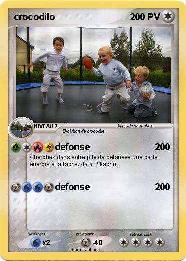 Pokemon crocodilo