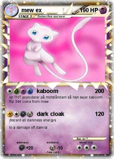 Pokemon mew ex