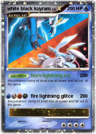 Pokemon white black kuyram