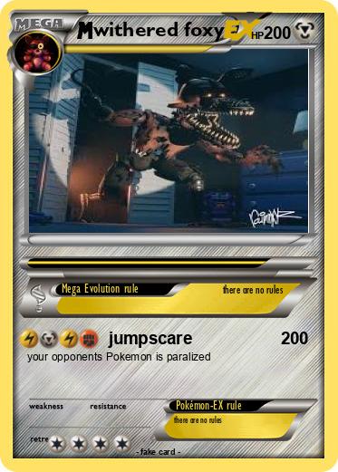 Pokemon withered foxy